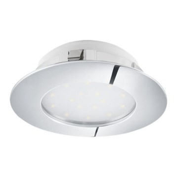 Eglo 78748 - LED Dimmable χωνευτό φωτιστικό PINEDA LED/12W/230V γυαλιστερό χρώμιο
