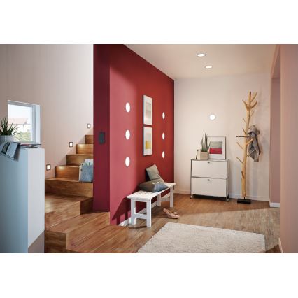 Eglo 78773 - LED ρυθμιζόμενο χωνευτό φωτιστικό FUEVA LED/10,9W/230V 3000K λευκό Ø 17 cm