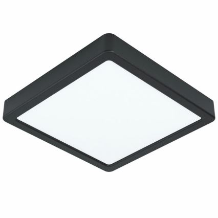 Eglo 78814 - LED φωτιστικό οροφής FUEVA LED/17W/230V 21x21 cm μαύρο