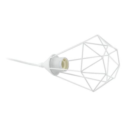 Eglo 79085 - Επιτραπέζιο φωτιστικό με βύσμα BYRON 1xE27/60W/230V λευκό