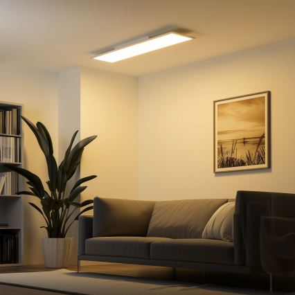 Eglo 79328 - Φωτιστικό οροφής LED SALOBRENA-RW LED/34W/230V 2700/4000K 120x30 cm λευκό