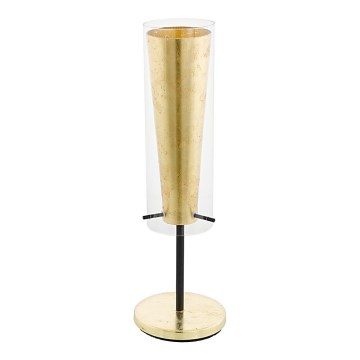 Eglo 79345 - Eπιτραπέζιο φωτιστικό PINTO GOLD 1xE27/40W/230V χρυσό