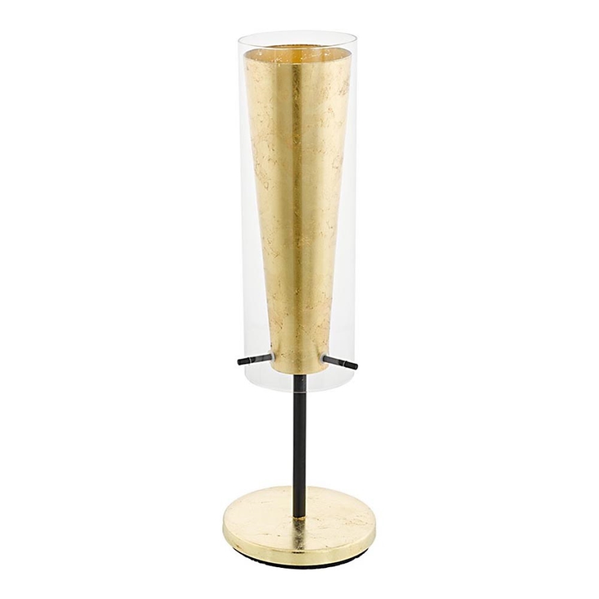 Eglo 79345 - Eπιτραπέζιο φωτιστικό PINTO GOLD 1xE27/40W/230V χρυσό
