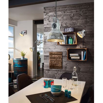 Eglo 79369 - Φωτιστικό δαπέδου BARNSTAPLE 2xE27/40W/230V