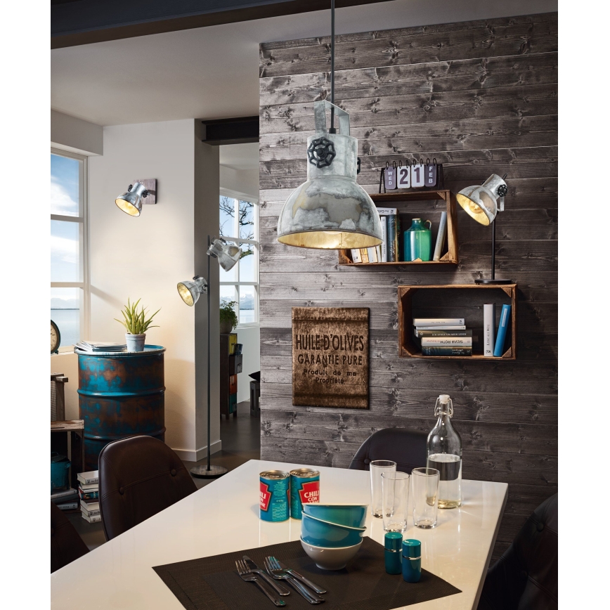 Eglo 79369 - Φωτιστικό δαπέδου BARNSTAPLE 2xE27/40W/230V