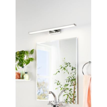 Eglo 79533 - Φωτισμός καθρέφτη μπάνιου LED SARNOR LED/11W/230V 60 cm IP44 γυαλιστερό χρώμιο