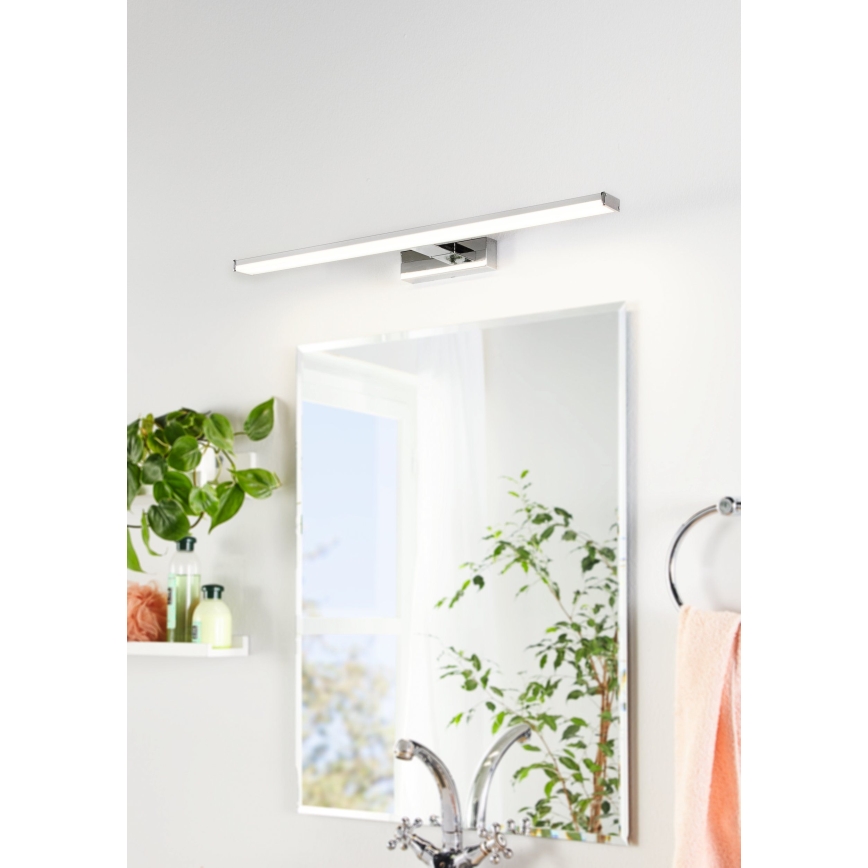 Eglo 79533 - Φωτισμός καθρέφτη μπάνιου LED SARNOR LED/11W/230V 60 cm IP44 γυαλιστερό χρώμιο
