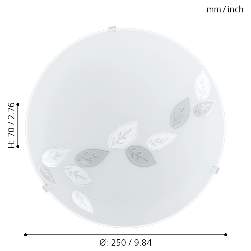 Eglo - Οροφής φωτιστικό 1xE27/25W/230V