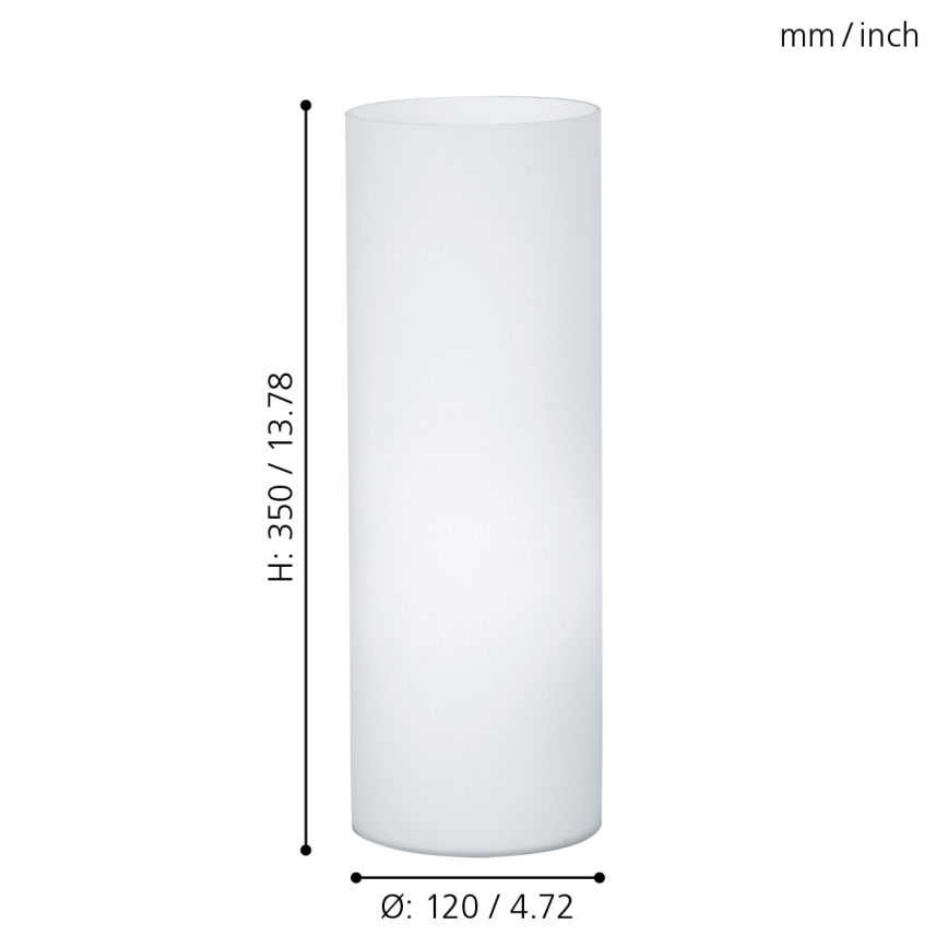 Eglo - Επιτραπέζια λάμπα 1xE27/60W/230V