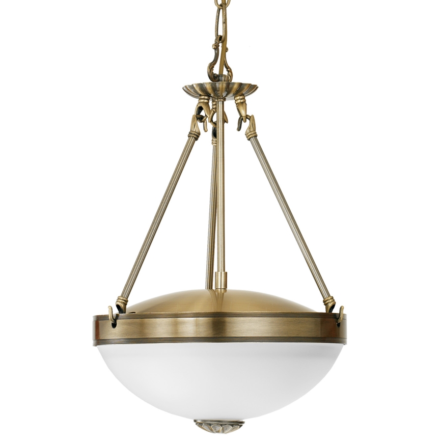 EGLO - Κρεμαστό φωτιστικό οροφής 2xE27/60W/230V μπρονζέ
