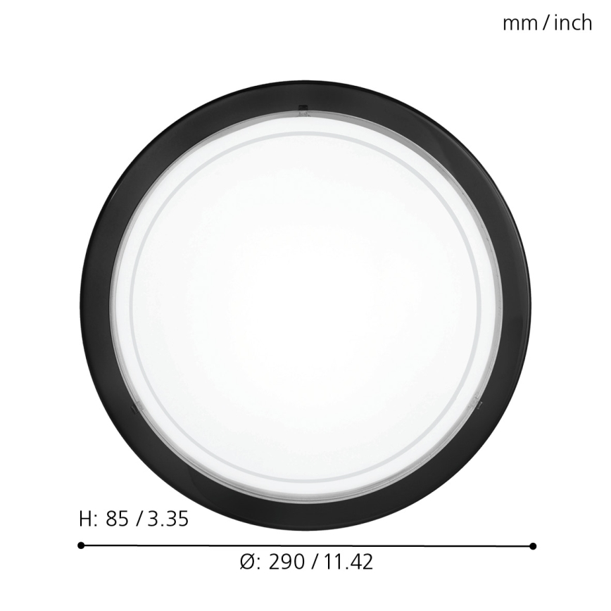 Eglo - Οροφής φωτιστικό 1xE27/60W/230V