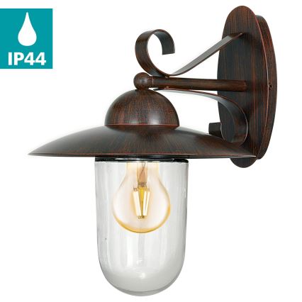 EGLO - Φως τοίχου εξωτερικού χώρου 1xE27/60W IP44