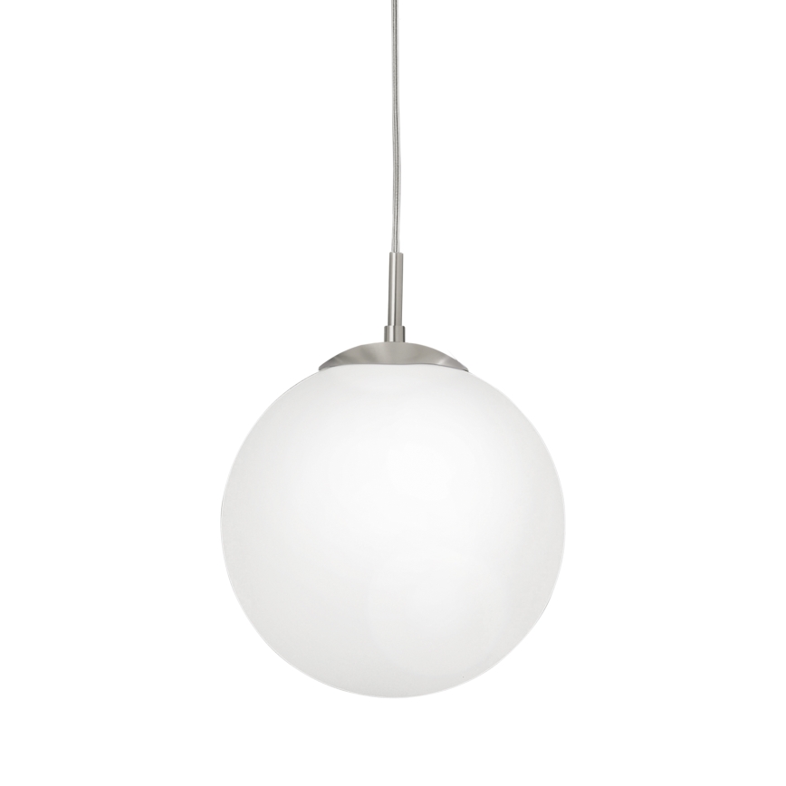 EGLO - Κρεμαστό φωτιστικό οροφής 1xE27/60W/230V διάμετρος 25 cm λευκό