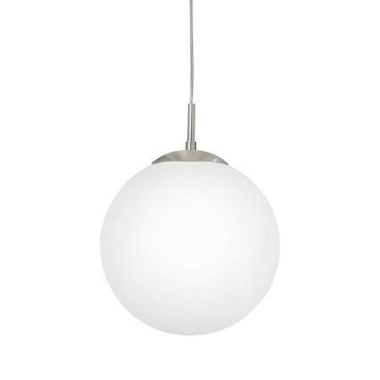 EGLO - Κρεμαστό φωτιστικό οροφής 1xE27/60W/230V διάμετρος 30 cm λευκό