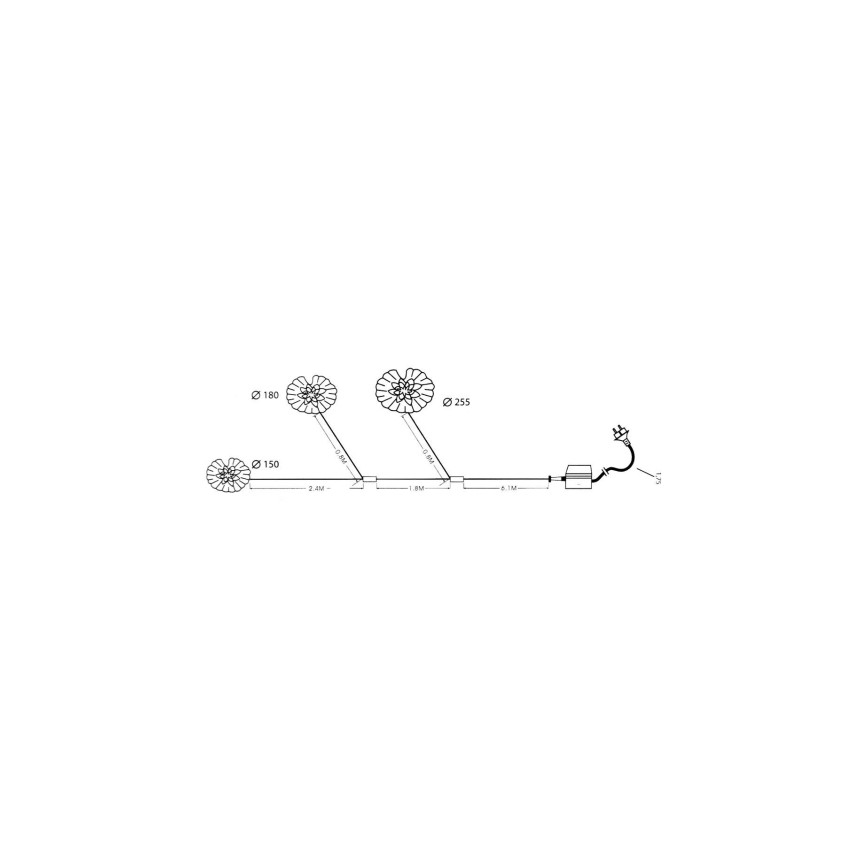 Eglo 86517 - ΣΕΤ 3x Πλωτό φως εξωτερικού χώρου 3xG4/20W/230V IP44