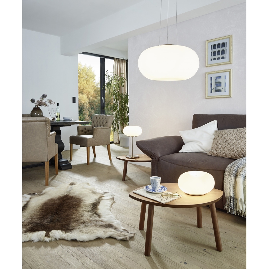 EGLO - Φωτιστικό οροφής OPTICA 2xE27/60W διάμετρος 28 cm