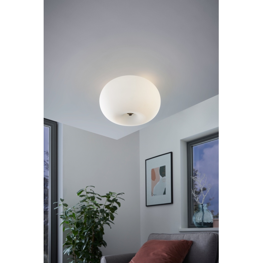 EGLO - Φωτιστικό οροφής OPTICA 2xE27/60W διάμετρος 28 cm