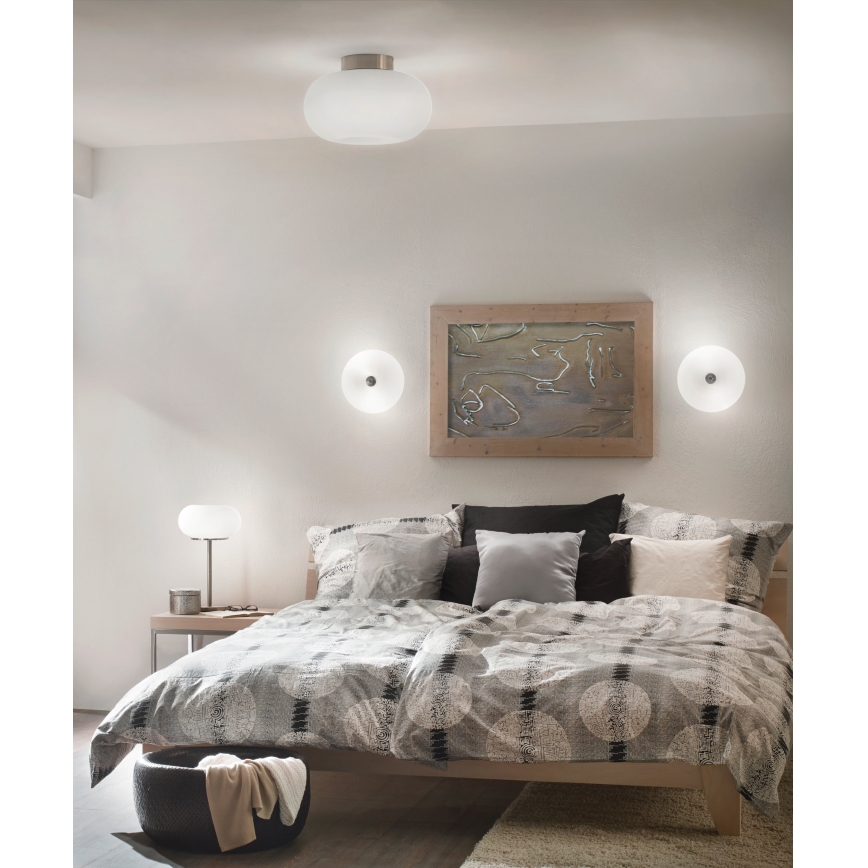 EGLO - Φωτιστικό οροφής OPTICA 2xE27/60W διάμετρος 28 cm