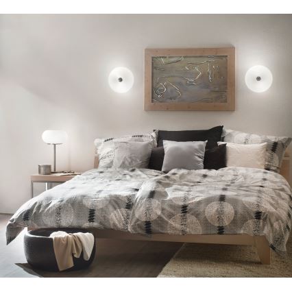 EGLO - Φωτιστικό οροφής OPTICA 2xE27/60W/230V γυαλί οπαλίνα διάμετρος 35 cm