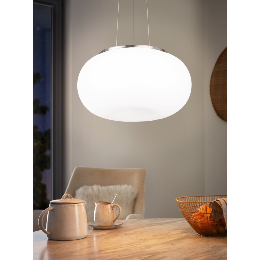 EGLO - Κρεμαστό φωτιστικό οροφής OPTICA 2xE27/60W διάμετρος 45 cm
