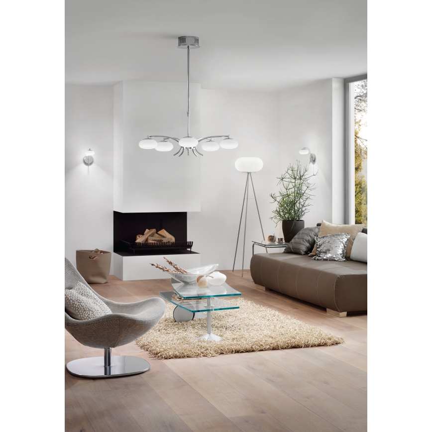 EGLO - Επιδαπέδιο φωτιστικό OPTICA 2xE27/60W διάμετρος 35 cm