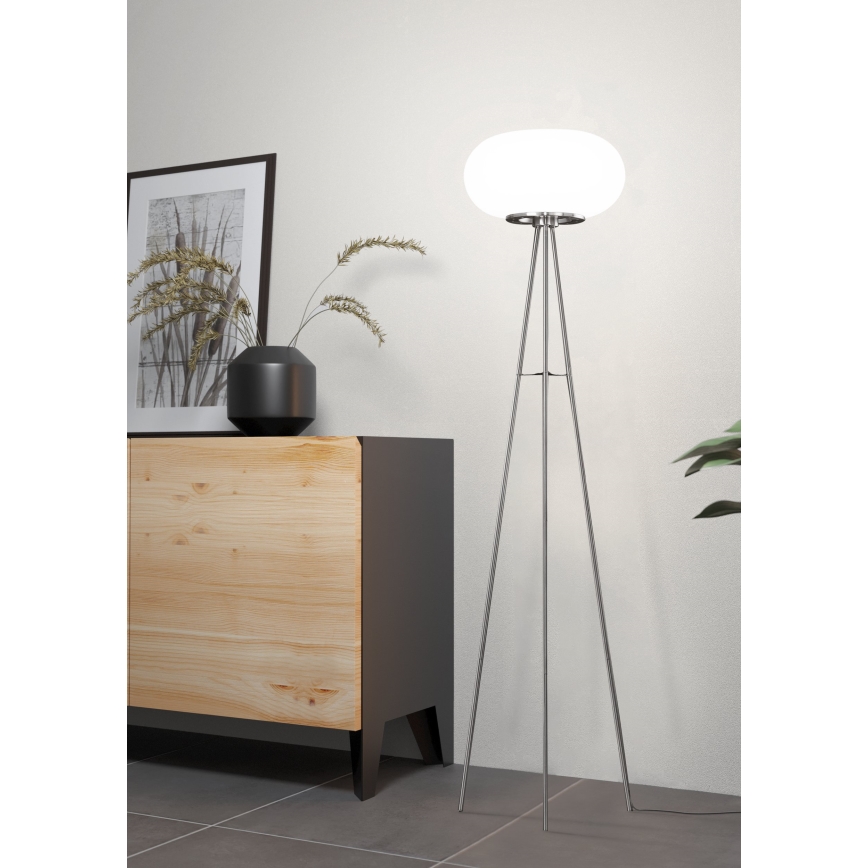 EGLO - Επιδαπέδιο φωτιστικό OPTICA 2xE27/60W διάμετρος 35 cm
