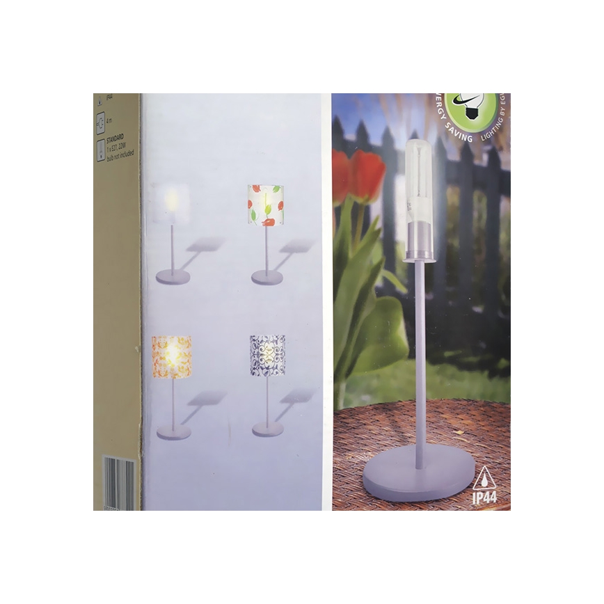 Eglo 88742 - Βάση λάμπας εξωτερικού χώρου CUBA 1xE27/22W/230V IP44