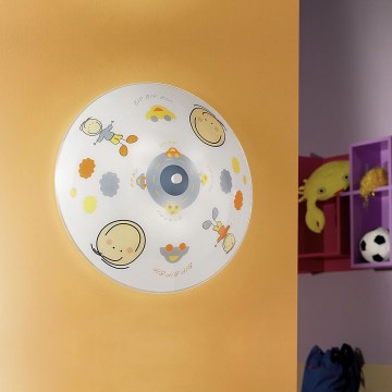 EGLO 88972 - Παιδικό φωτιστικό οροφής JUNIOR 2  2xE27/60W πολύχρωμο