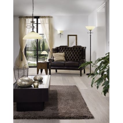 EGLO 89135 - Φως τοίχου BELUGA 1xE27/60W καφέ αντικέ