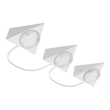 Eglo 89606 - Σετ 3x Σποτ KOB 1 3xGX53/7W/230V