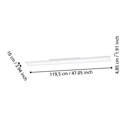 Eglo - LED Dimmable φωτιστικό οροφής LED/33,5W/230V λευκό ZigBee