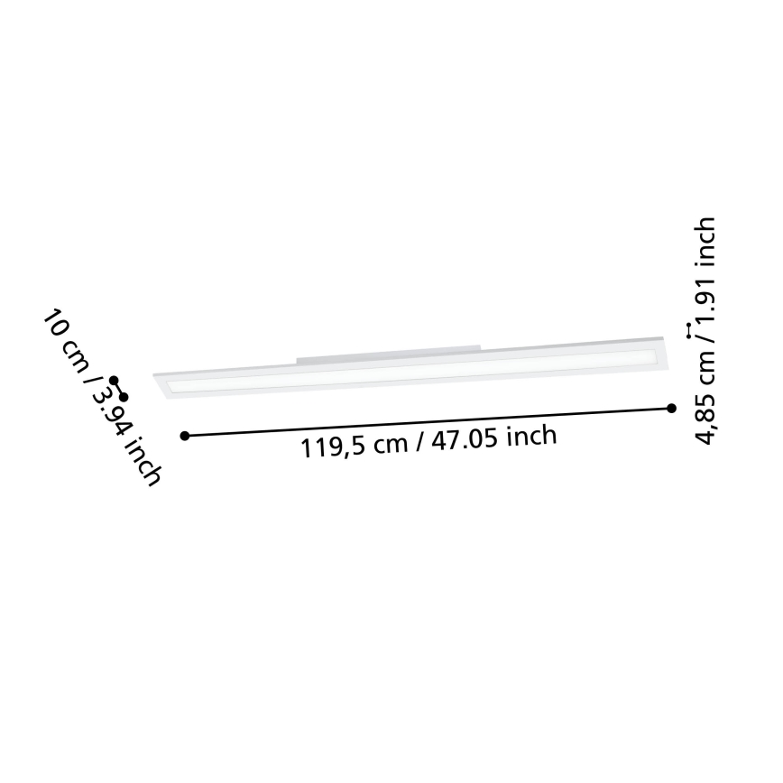 Eglo - LED Dimmable φωτιστικό οροφής LED/33,5W/230V λευκό ZigBee