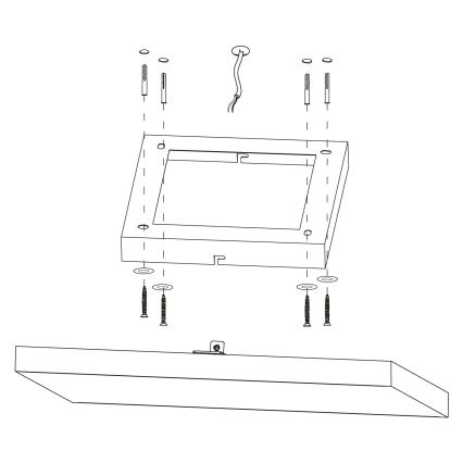 Eglo - LED RGBW Ρυθμιζόμενο φωτιστικό οροφής LED/16W/230V ZigBee