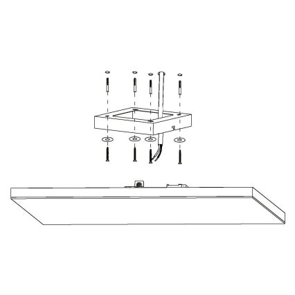 Eglo - LED RGBW Dimmable φωτιστικό οροφής LED/32,4W/230V ZigBee