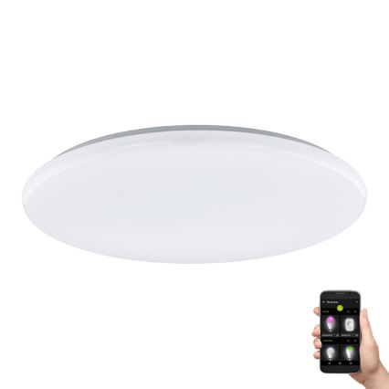 Eglo - LED Dimmable φωτιστικό οροφής LED/44,8W/230V ZigBee