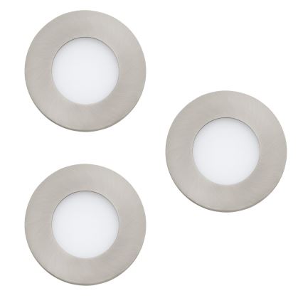 Eglo - ΕΤ 3x LED Dimmable φωτιστικά μπάνιου FUEVA-Z  LED/2,8W/230V IP44