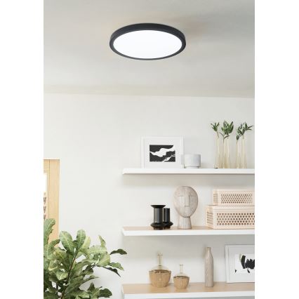 Eglo - Φωτιστικό μπάνιου LED Dimmable LED/19,5W/230V 2700-6500K IP44 μαύρο