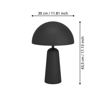 Eglo - Επιτραπέζια λάμπα 1xE27/40W/230V