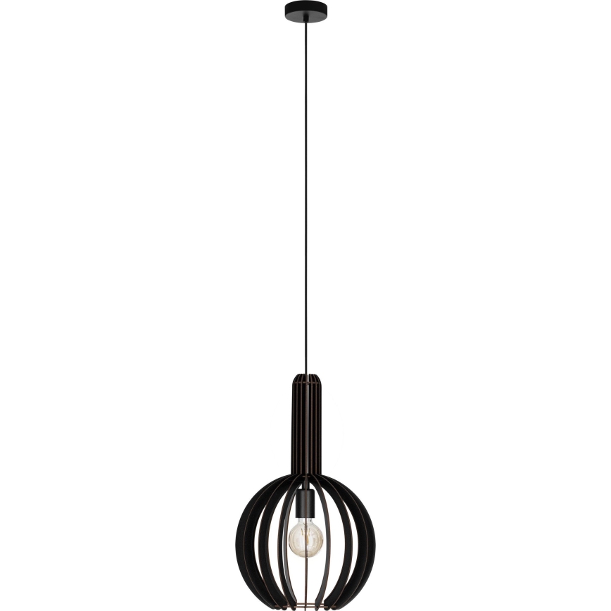Eglo - Κρεμαστό φωτιστικό οροφής 1xE27/40W/230V διάμετρος 31 cm μαύρο