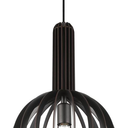 Eglo - Κρεμαστό φωτιστικό οροφής 1xE27/40W/230V διάμετρος 31 cm μαύρο