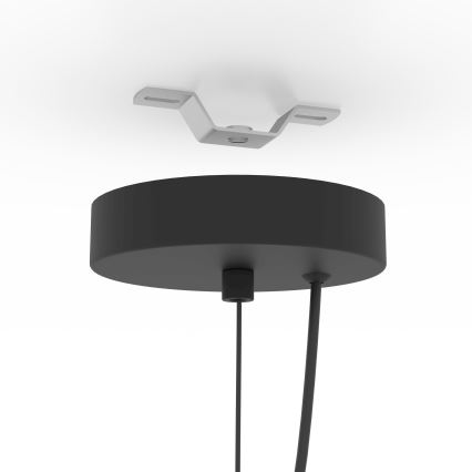 Eglo - Φωτιστικό οροφής με καλώδιο 1xE27/40W/230V μαύρο