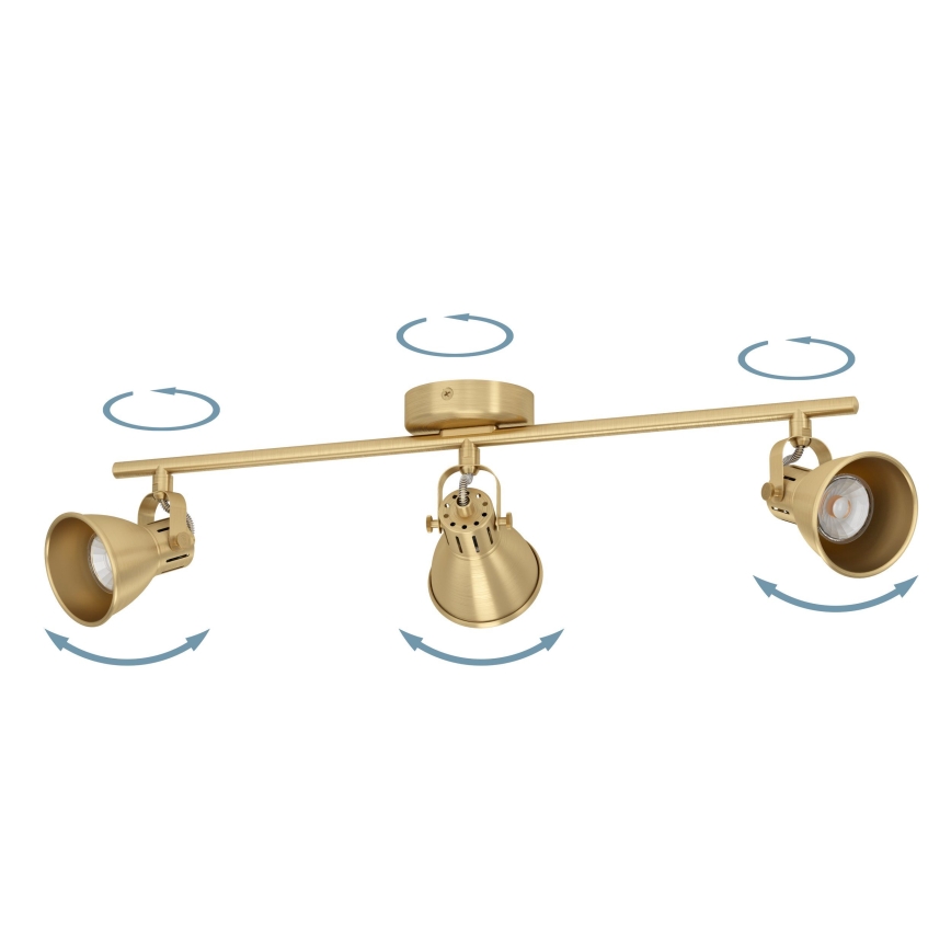 Eglo - LED Σποτ φωτιστικό 3xGU10/3W/230V