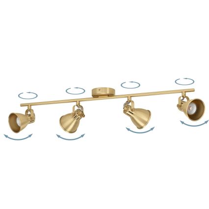 Eglo - LED Σποτ φωτιστικό 4xGU10/3W/230V