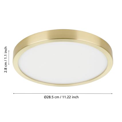 Eglo - Φωτιστικό οροφής LED LED/20,5W/230V διάμετρος 28,5 cm