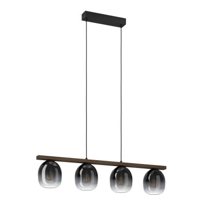 Eglo - Φωτιστικό οροφής με καλώδιο 4xE27/40W/230V