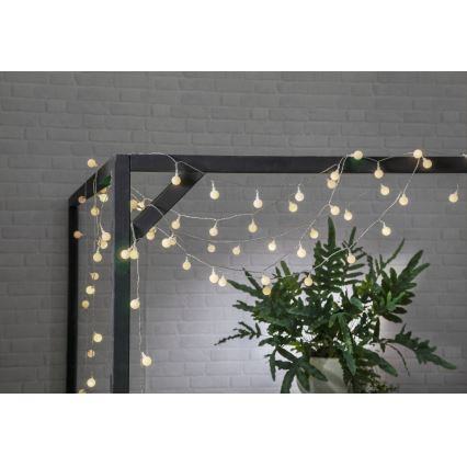 Eglo - LED Εξωτερικό διακοσμητικό φωτιστικό αλυσίδα 50xLED/0,066W/4,5V IP44