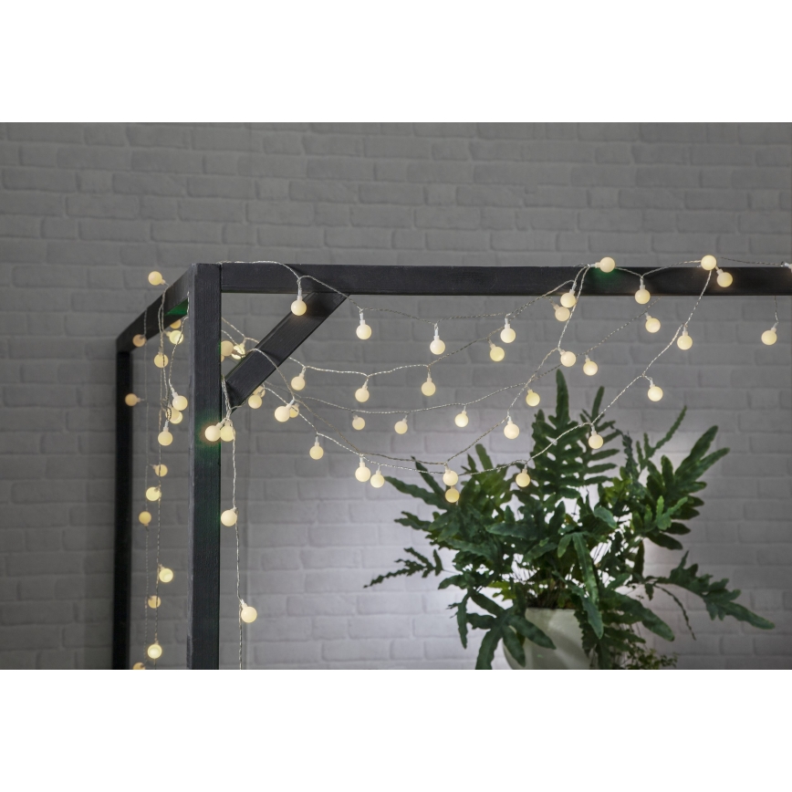 Eglo - LED Εξωτερικό διακοσμητικό φωτιστικό αλυσίδα 50xLED/0,066W/4,5V IP44