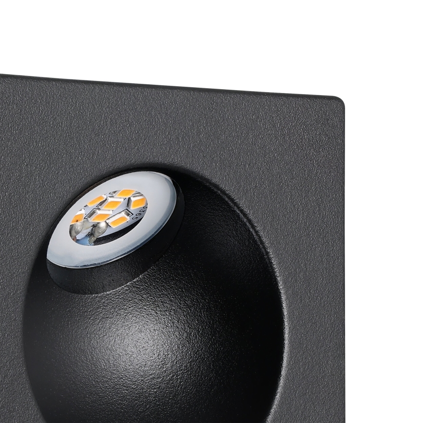 Eglo - Φωτιστικό σκάλας LED LED/2W/230V 3000K μαύρο