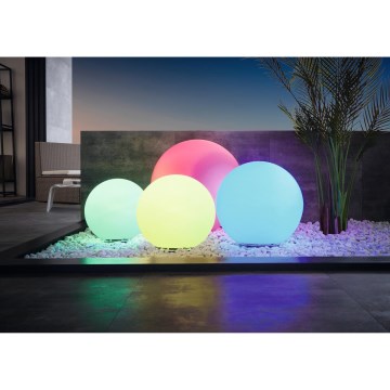 Eglo 900268 - LED RGB Ρυθμιζόμενος εξωτερικός φωτισμός 1xE27/9W/230V 2700-6500K IP65 Ø300