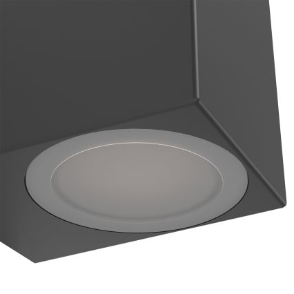 Eglo - Επιτοίχιο φωτιστικό εξωτερικού χώρου LED 2xGU10/4,6W/230V IP44